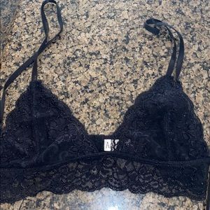 Black lace Bralette